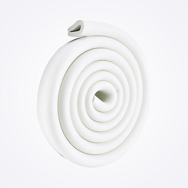 2m Baby Bump Bar Hvit Bordhjørnebeskyttende Tape