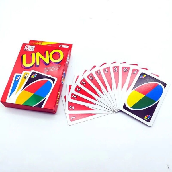 Klassiske fortykkede UNO spillekort Kinesiske og engelske kort WILD brætspil pokerspil UNO spillekort komplet sæt