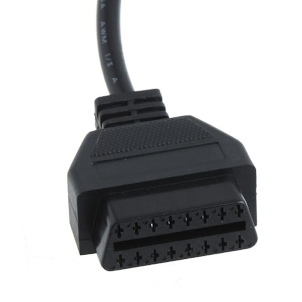 Opel 10-pins til OBD2 16-pins kabel Opel 10-pins til OBD16-pins diagnostisk forlengelseskabel