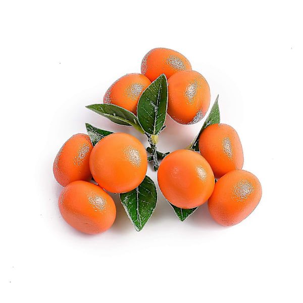 Billiga Grossist 3 Stk Konstgjorda Frukter Mini Mandarin Apelsin Simulering Falsk Livsliknande För Hem Fest Kök Festival Dekoration
