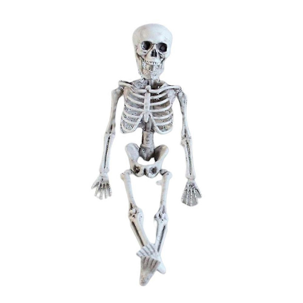 Fullstørrelse bevegelig skjeletthalloween-rekvisitt for fest og spøkelseshusdekor