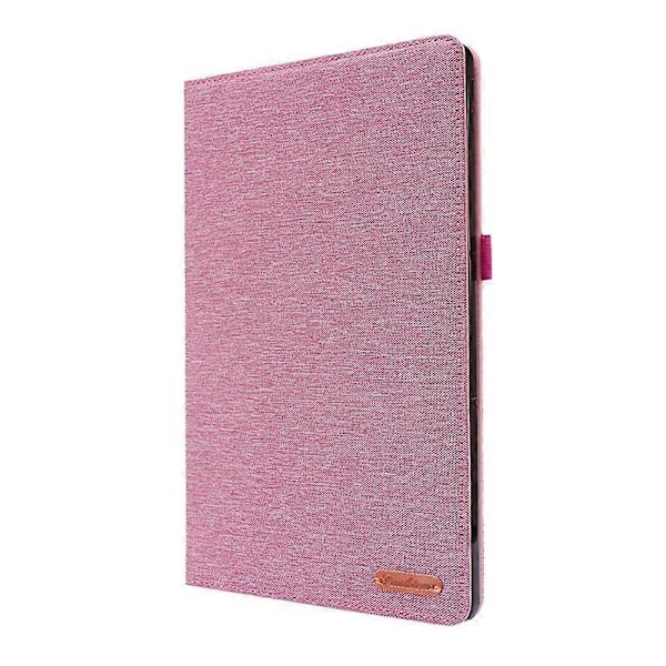 Passande för LenovoXiaoxin Pad 11.5 tum Flip Cover Case PU-tyg Stativ för Tab rose red