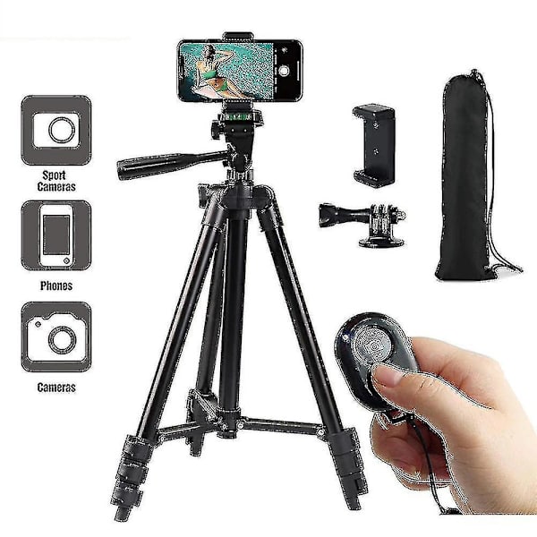 Puhelin Live -teline Jalustakamera Puhelinteline-12 B2 ZD V black
