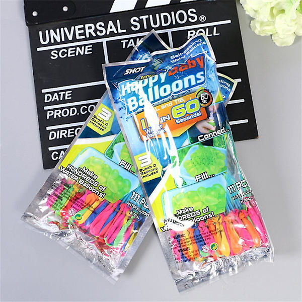 1-3 poser Vannballonger Sett Instant Vannfylling Ballonger Selvtettende Ballonger For Bassengfest 2bags-222pcs