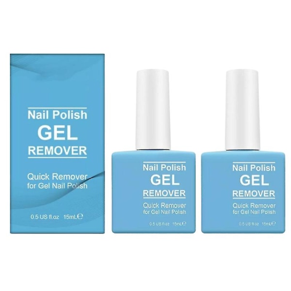 2 stk. 15ml Magic Neglegel Polish Remover Burst Neglegel Soak Off Manicure Værktøj Semi Permanent Lak Polish Remover Gel Magic Burst