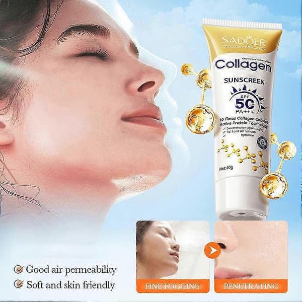 SADOER SPF 50+ Kollagen Solkrem