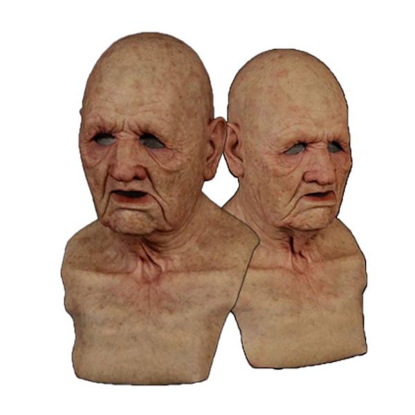 Halloween-asu Toinen Minä - Vanha Mies Halloween Hauskat Maskit Supersoft Aikuisten Maski