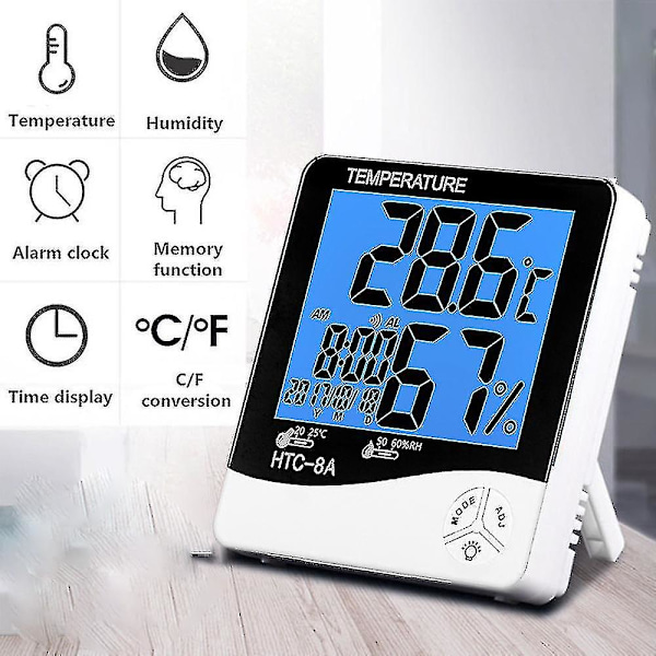 Høy presisjon elektronisk termometer digitalt display mini temperatur -26ny For 2024 Ybx-5 -GSL