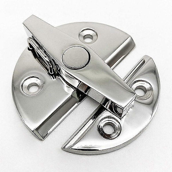 Marine Grade Rustfrit Stål Båddør Skab Lukke Rund Drejeknap Twist Catch Latch Tilbehør