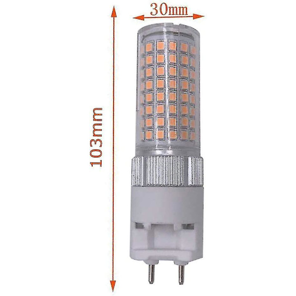 G12 Led-lamput, 20w 2000lm Smd2835 3000-6000k Led-maissilamppu, erittäin kirkas Ac85-265v 360 asteen säde