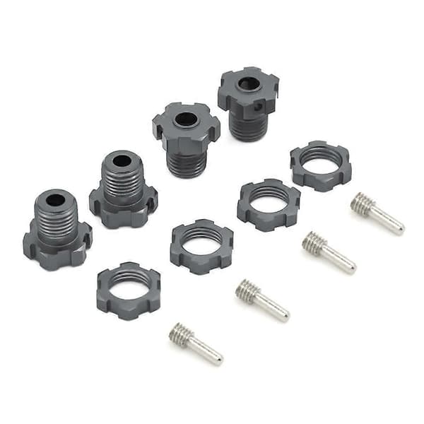 17mm Splined Hjulnavs Muttrar med Stift Montering Tillbehör för E-Maxx E-Revo Revo Summit T-Maxx navy blue