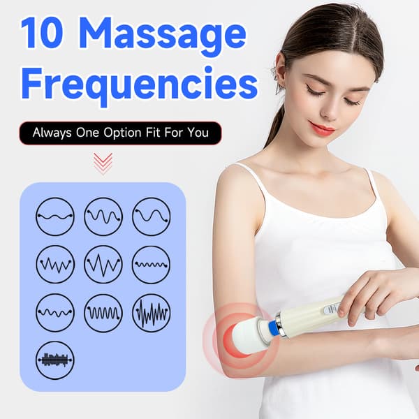 Genopladelig trådløs massager til kvinder