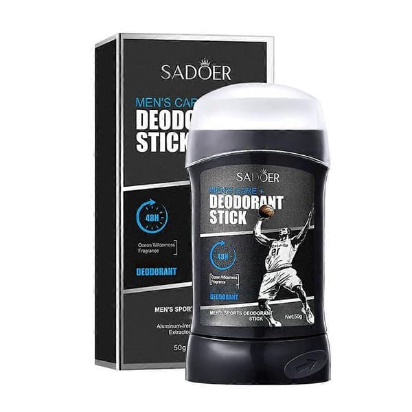 SADOER Herrdeodorantstick - 48h Svett- och Luktskydd (50g) Ocean & Wilderness