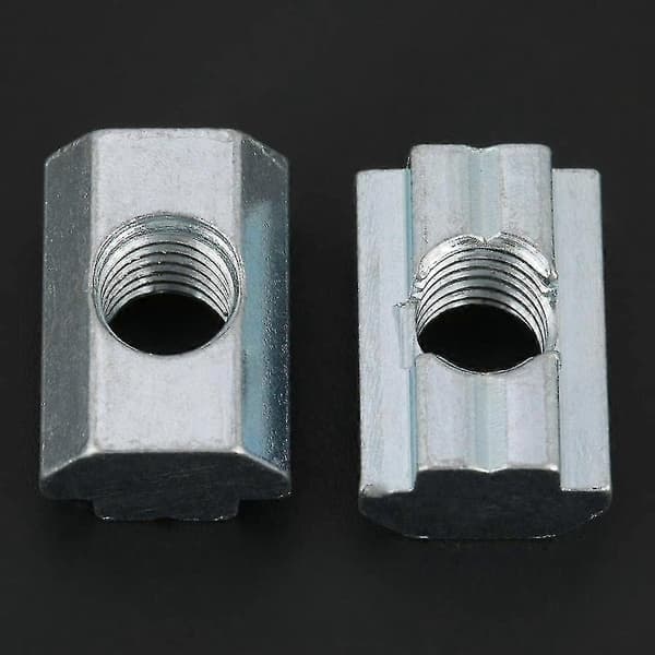 20 st Standard Glidmutter för Aluminiumprofiltillbehör (T-mutter Typ 40 M8)