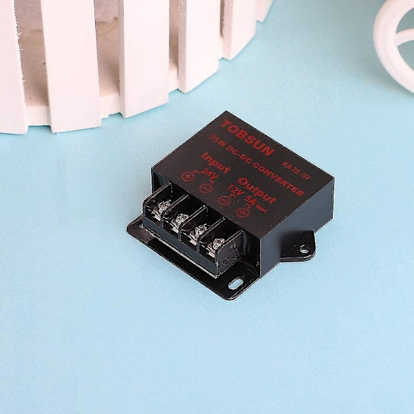 Dc 24v til Dc 12v 5a 60w Step Down Buck Converter Spenningsregulator Reduser Strømomformer Mini Modul Transformator -GSL