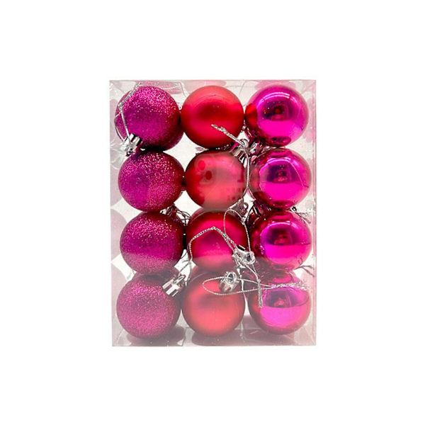 Julepynt 3cm Juletre L Kule Henge Hjem Fest Ornament Dekor f