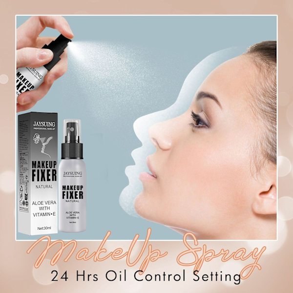 Jaysuing Setting Spray, Vanntett, Langvarig, Forfriskende Setting Spray