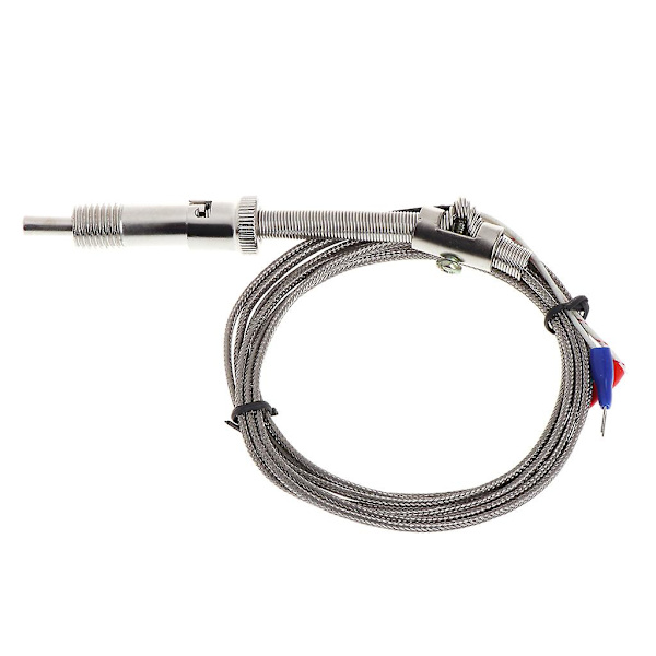 Uppgraderad Termoelement K-Typ Temperatursensor 0~400 2m/6.6ft Trådprob