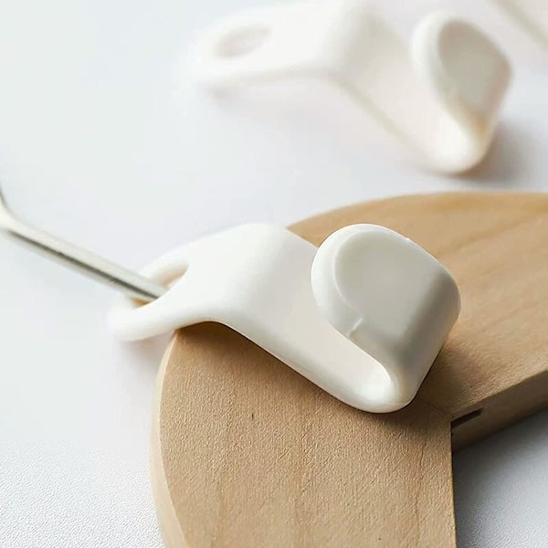 Krog Opbevaringsplads Garderobeskjuler, Multifunktionel Krog Plastik Krog Garderobeskjuler, Pladsbesparende Stabelskjuler 20 stk (D-2)
