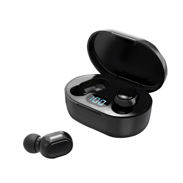 E7S trådløse mini in-ear sports Bluetooth-hodetelefoner black