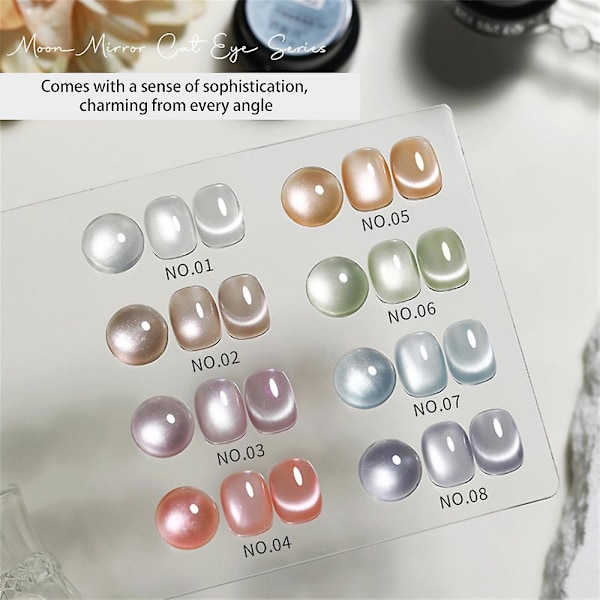 2024 Cat Eye Nagellack Gel Uppgradera Din Nagelkonst 06evening lemon