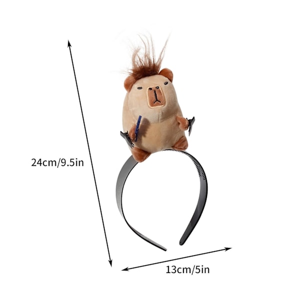 Björnhårband Plush Leksak Huvudband Hårclips Hög Huvud Topp Hårclips Flye2527 a