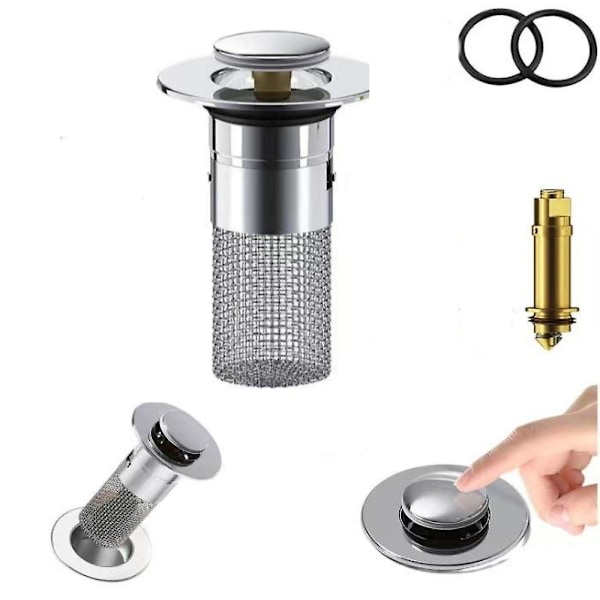 Isoler lukt og forhindre kakerlakker - Gulvristfilter i rustfritt stål copper core sink plug 1pc