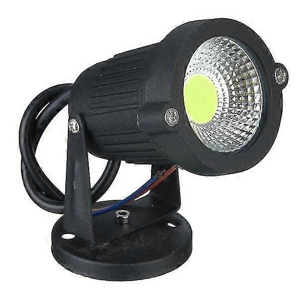 7w Ip65 LED-strålkastare med bas för utomhuslandskapsträdgårdsstig Ac85-265v -DGJR blue