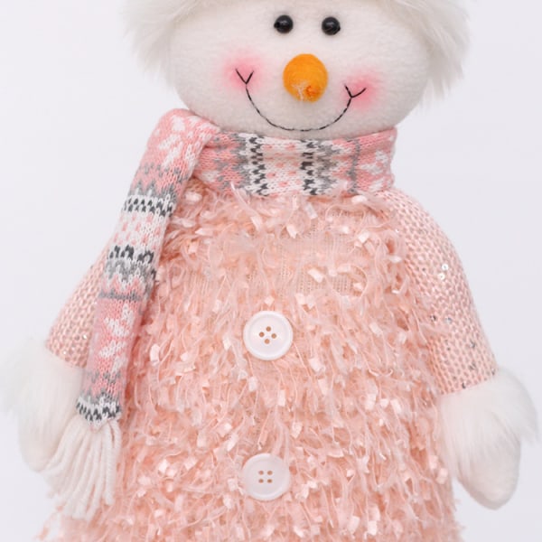 Julkulor med rosa paljetter, docka, present, dekoration Style 9
