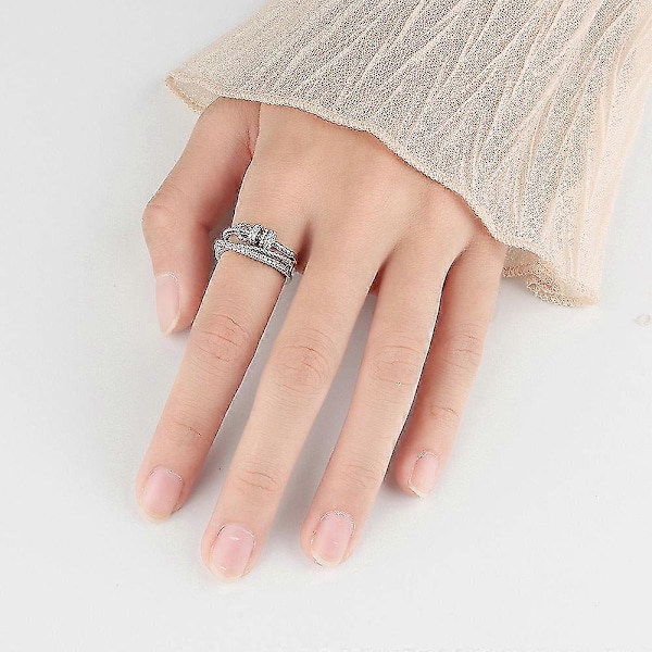 Ring, Angst Ring Til Kvinder, Angst Ring Med Perler Spinner Til Kvinder Piger