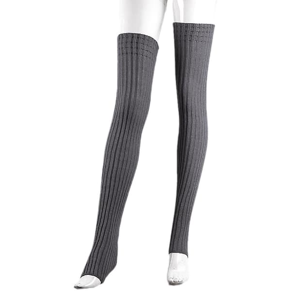 2 par dam vinter stickade virkade benvärmare leggings stövlskydd