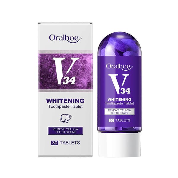 V34 Whitening Tooth Tablets Sadoer Deep Cleaning Teeth Clean Toothpaste 2025_WENQt