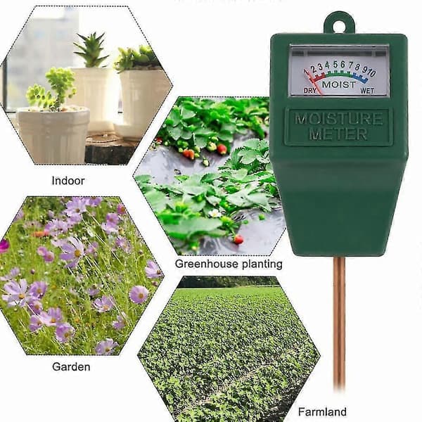 Jordfugtighedsmåler til Haveplanter - Hygrometer til Blomster og Planter