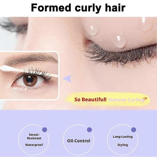 KOUQIYA Curling Mascara Svedafvisende Smudge-Proof Vippeløft purple 1pcs
