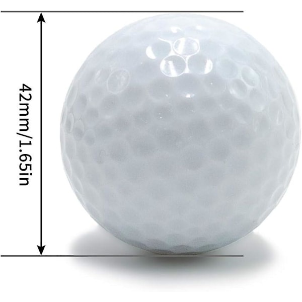 6 st LED Golfbollar Ljusa Golfbollar Golfboll Glödande i Mörkret Golfbollar för Nattträning och Golf Långdistansskott