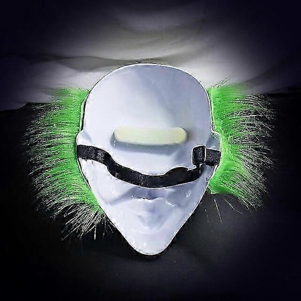 It Pennywise Killer Clown Maske Halloween rekvisitter til voksne mænd og kvinder sjove Halloween Halloween karneval Mardi Gras nemme Halloween kostumer -CHNSZ