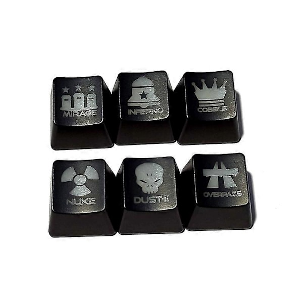Tilpassede tasthetter, egnet for mekaniske tastaturer, OEM-profil ABS-tasthetter