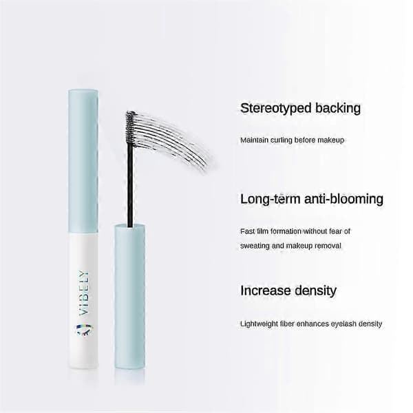 1-3X Eyelash Setting Primer, Eyelash Raincoat, Vandtæt, Forlængende, Krøllende, Smudsfri Setting Mascara jks 1pc