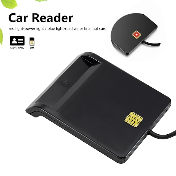 USB-älykortinlukija DNI ATM IC ISO 7816 luokka A, AB ja C yhteensopiva Windowsin, Linuxin ja Mac OS:n kanssa