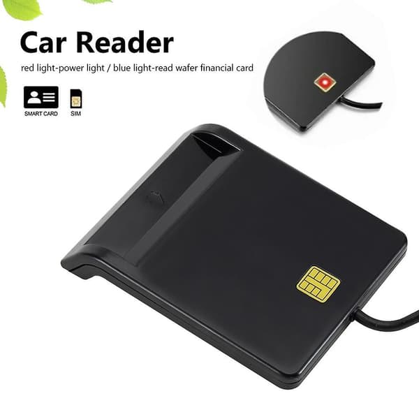 USB Smartkortleser Dni Atm Ic Iso 7816 Klasse A, Ab Og C Kompatibel Med Windows Linux Mac Os