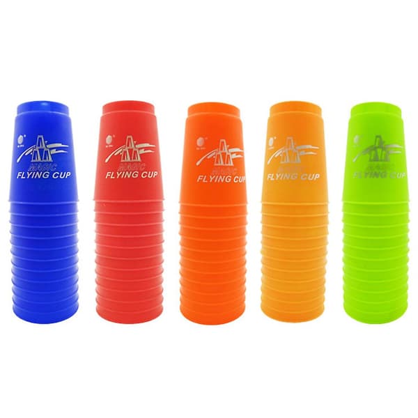 12-pack Snabbkopps Spel Rapid Sport Stacking Halloween Julgåva blue