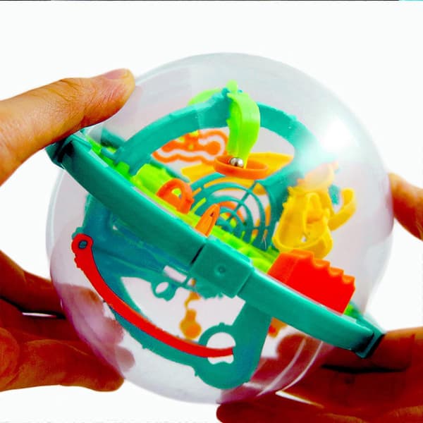5 Sinnes Fidget 3-D Labyrinthkula Stressavlastande Leksak för Män Kvinnor Avkoppling