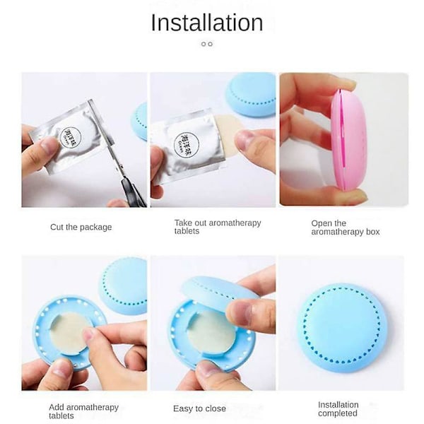 Paste Solid Mini Luftfrisker Badeværelse Toilet Deodorizer Soveværelse Skab Garderobe Bilmonteret white