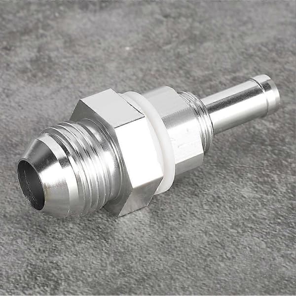 AN8 3/8 Flare Bulkhead Slangebarb Aluminium Legering Universal Brændstoftank Fitting