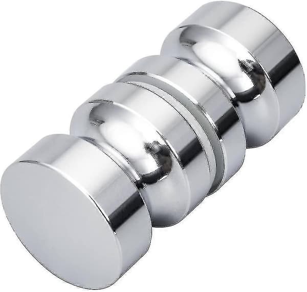 Dørgreb i aluminium til bruseværelse, par, rillet dørgreb, greb til B