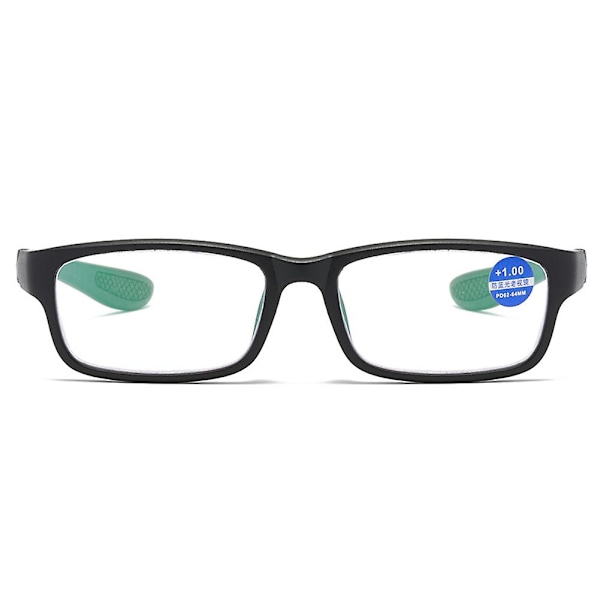 Tr90 Anti-blått ljus Läsglasögon Män Kvinnor Recept Närsynta Glasögon black basket frame 350