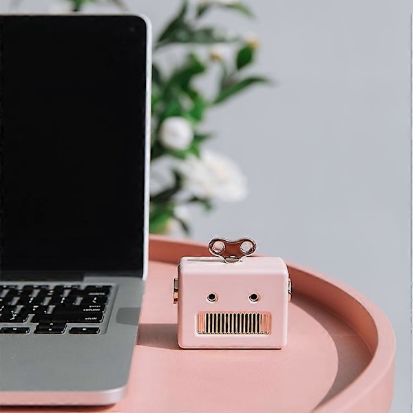 1 kpl Bluetooth-kaiuttimet Mini söpö robotti Kannettava langaton Bluetooth 4.0 Subwoofer-kaiuttimet Söpö piirretty robotti Bluetooth-kaiutin kannettava subwoofer