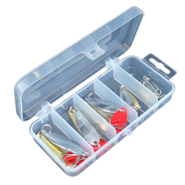10 stk. Fiskeskeer Lokker & Agner Holdbare Hård Metal Spinner Agner til Ferskvand & Saltvand 4
