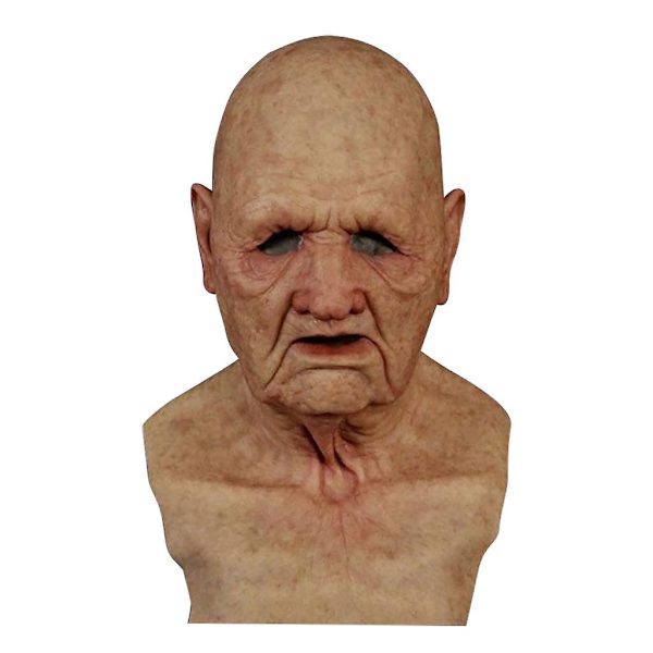 Halloween Kostumer Another Me-The Elder Halloween Sjove Masker Supersoft Gammel Mand Voksen Maske