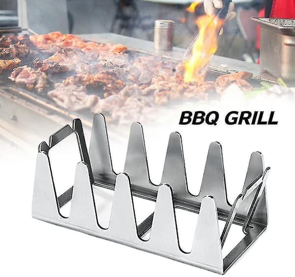 BBQ Rescher Bavarisk Grillrist, Robust Rustfrit Stål, Ideel Vinkel